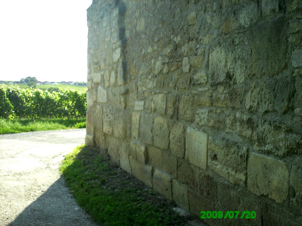 Friedhofsmauer Höflein Südwestecke