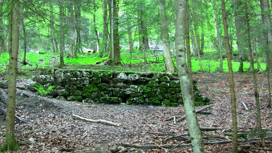 Fundament des Kampfhäusls 2019