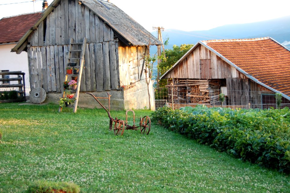 Garten in Bergdörfern von Bugojno