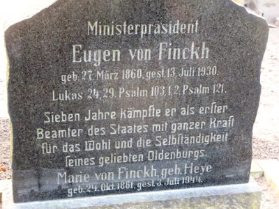 Gedenkstein Eugen von Finckh