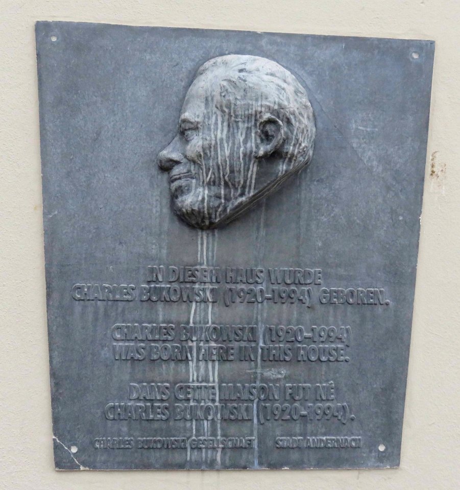Gedenktafel Bukowski