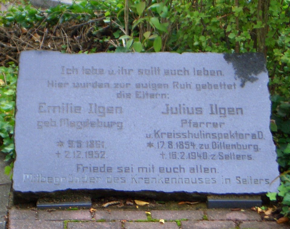Gedenktafel julius ilgen
