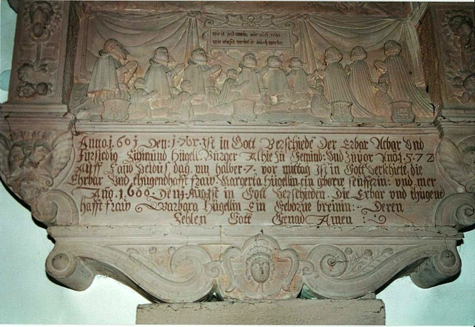 Gemünden Epitaph Detail