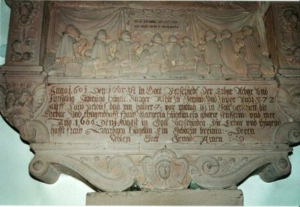 Gemünden Epitaph Detail