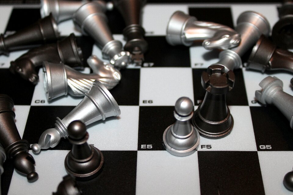 Board game the gameplay checkerboard