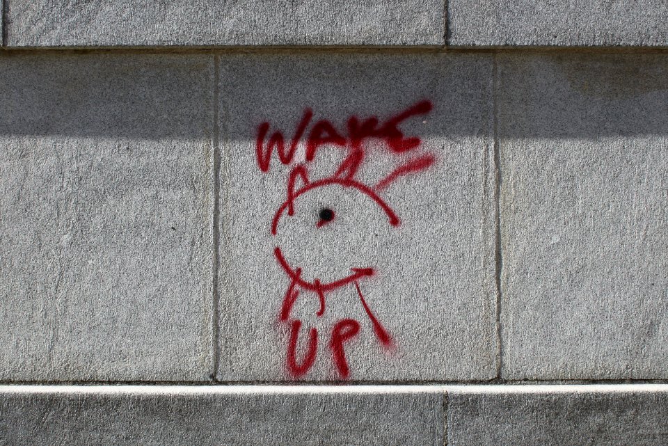 Graffiti from George Floyd protests in Indianapolis, 2020-06-01 18