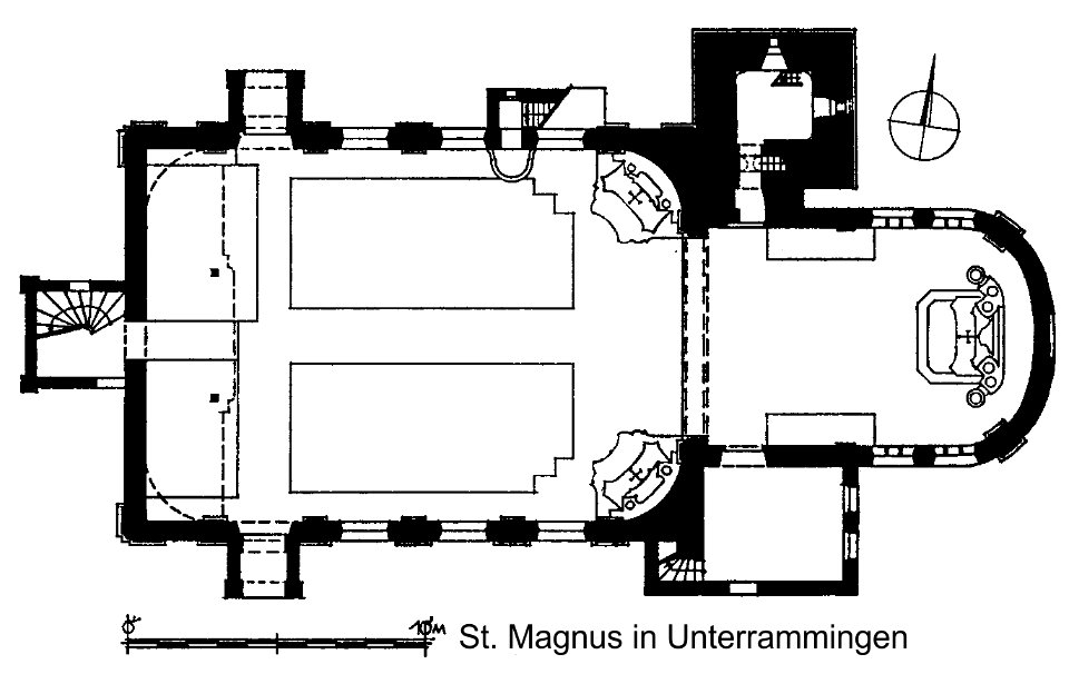 Grundriss St-Magnus Unterrammingen002