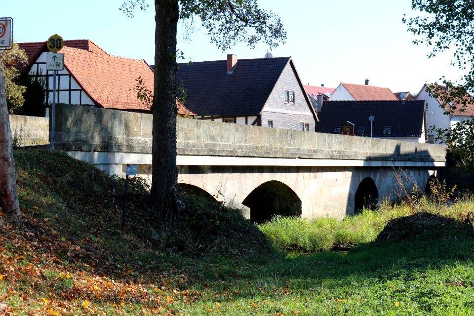 Hainzell; Steinbrücke über die Lüder von 1852 k