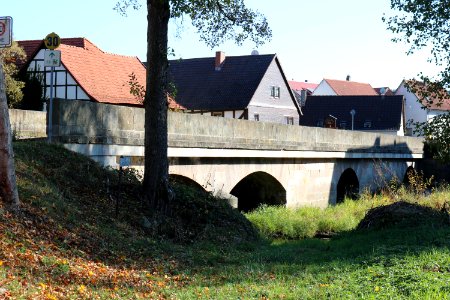 Hainzell; Steinbrücke über die Lüder von 1852 k