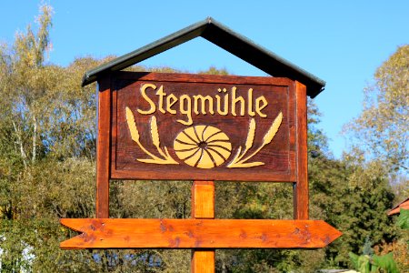 Hainzell; Stegmühle - Mühlenschild