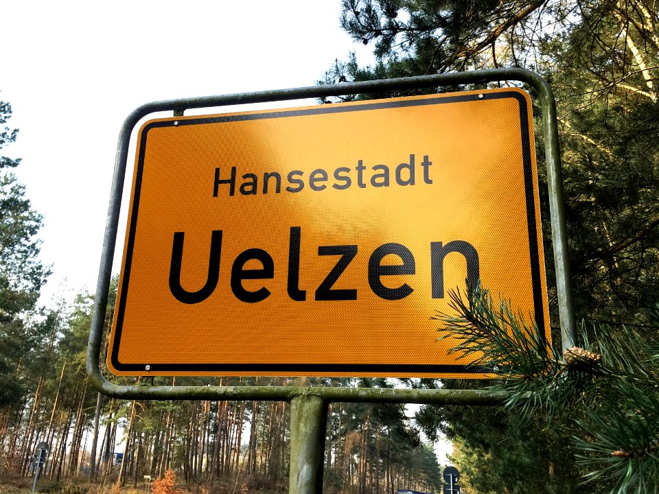 Hansestadt Uelzen Ortseingangsschild