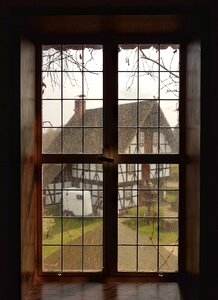 Outside house brown frame photo