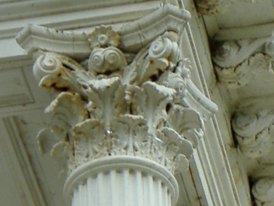 Historic Courthouse (column detail 1) - Merced, California