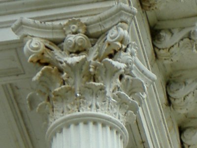 Historic Courthouse (column detail 1) - Merced, California