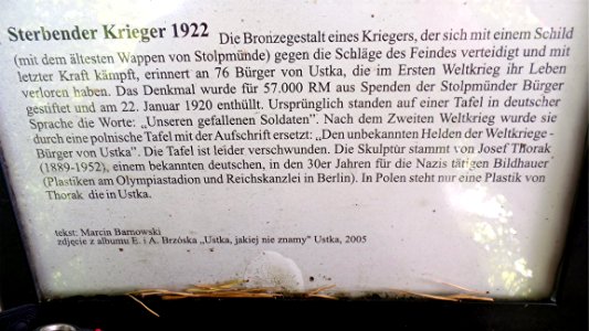 Infotafel in Ustka