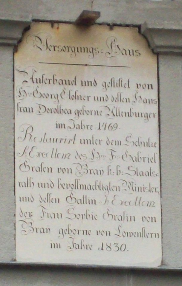Irlbach-Spital-Inschrift