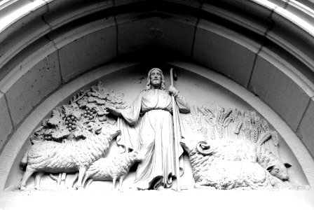 Jesus, der gute Hirte, ev. Friedenskirche in Hanau-Kesselstadt