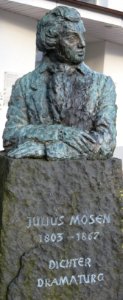 Julius Mosen-Büste in Oldenburg
