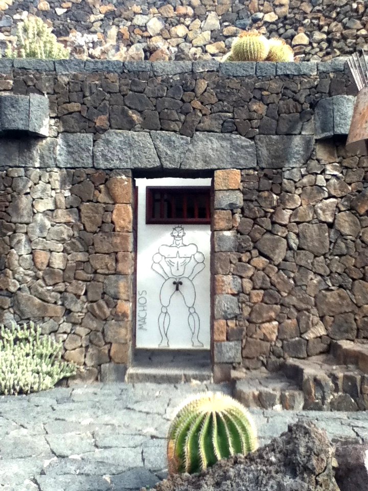 Kaktusgarten -Lanzarote öffentliche Toilette