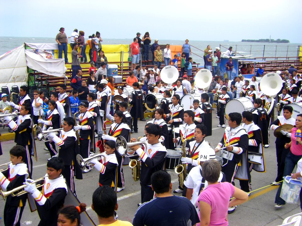 Karneval auf dem Blvd Ávila Camacho in Veracruz