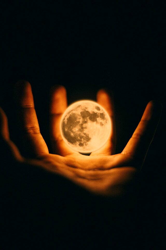 Dark moon hand