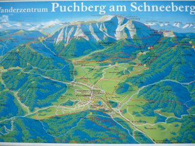 Karte von Puchberg am Schneeberg 1