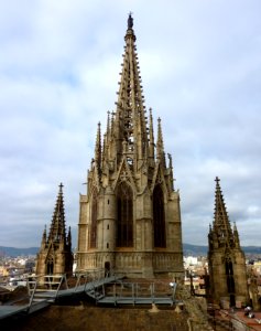 Kathedrale Barcelona Dach