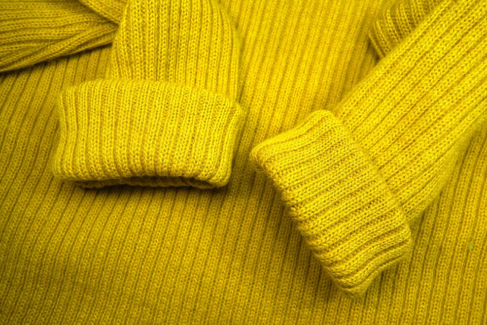 Knitted wool woolen