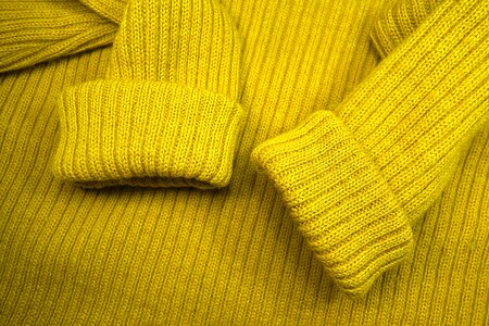 Knitted wool woolen photo