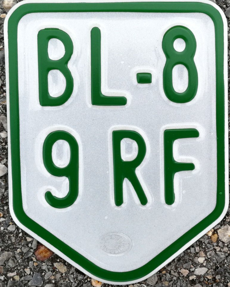 Kennzeichen grün AM