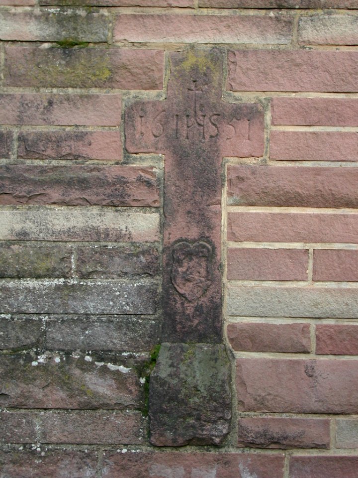 Kyllburg (Eifel); Balkenkreuz 1651 gegenüber Wilsecker Straße 6