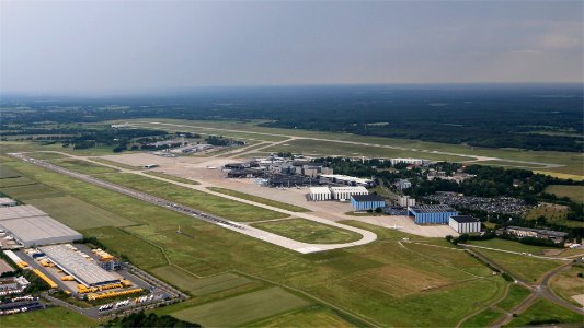 Luftbild flughafen hannover