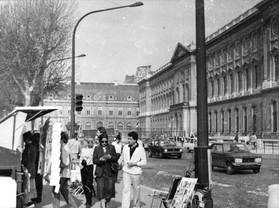 Louvre, Quai François-Mitterrand, Paris 1981