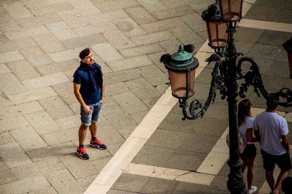 Person male standing