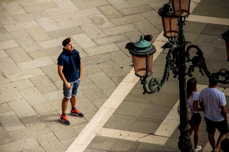 Person male standing