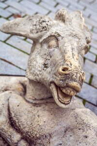Donkey stone sculpture art
