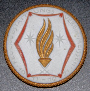 Medaille vom Feuerbestattungsverein mit Dekor photo