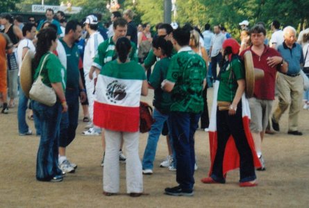 Mexico-Fans in Frankfurt 2005