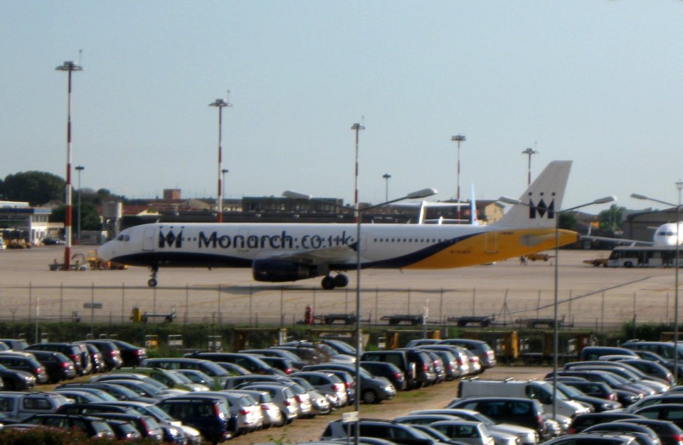 Monarch Airbus A321 at Verona's Valerio Catullo Airport