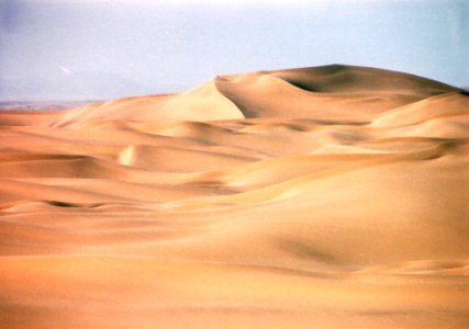 Namib desert dunes photo