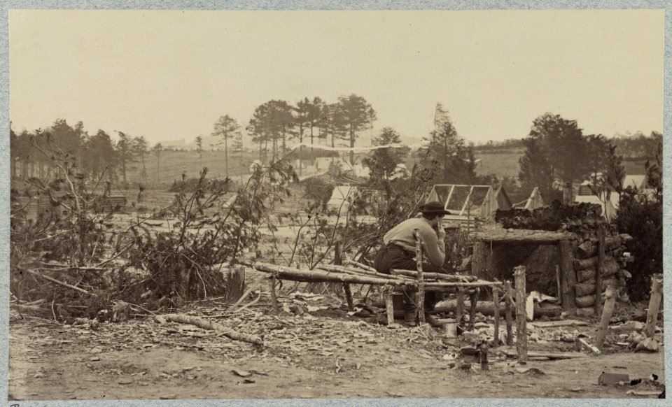 Abandoned camp of 9th Army Corps near Falmouth, Va., February, 1863 LCCN2012649031