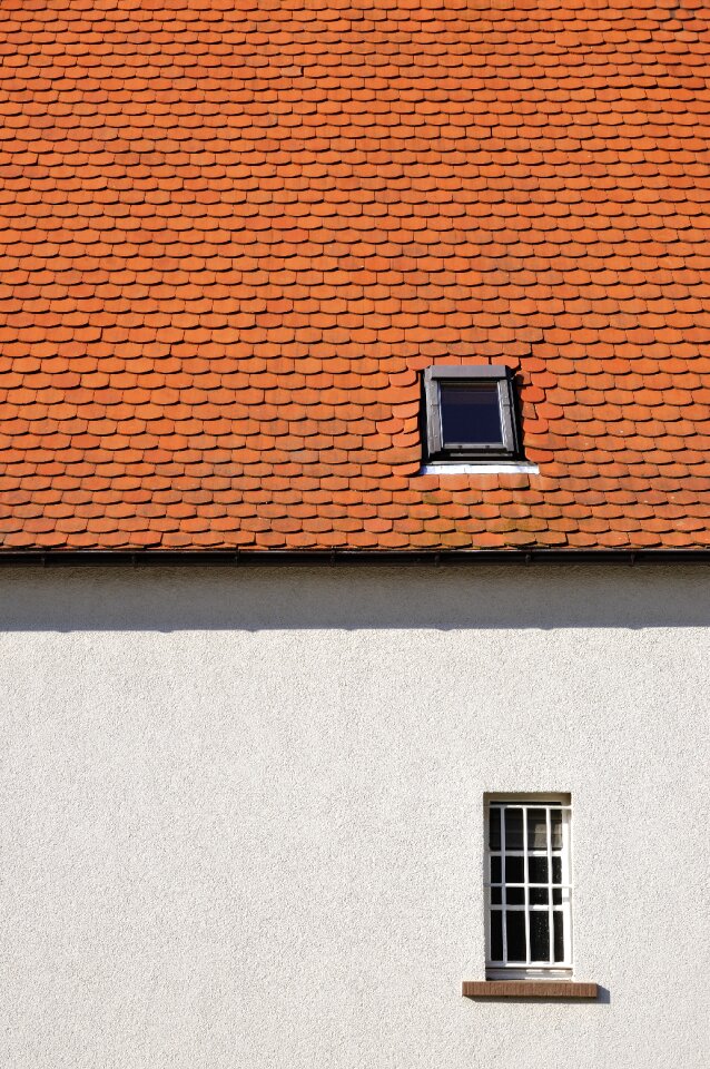 Architecture red tile