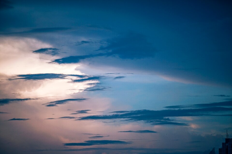 Cirrus clouds dawn