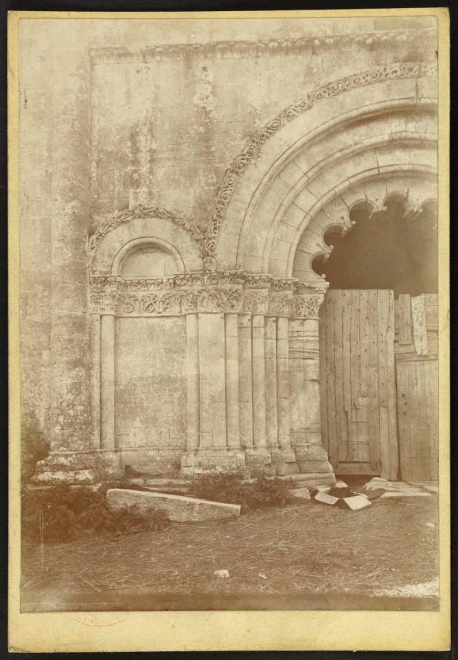 Abbaye Notre-Dame de l'Assomption de Châtre - J-A Brutails - Université Bordeaux Montaigne - 1847