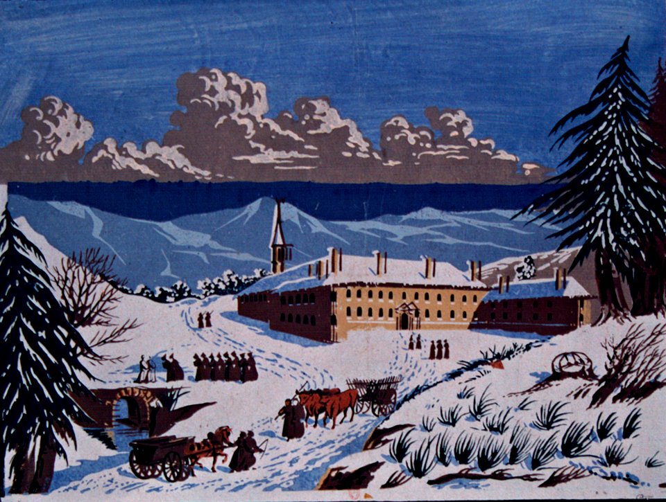 Abbaye Notre-Dame-des-Neiges (affiche publicitaire, 1862)