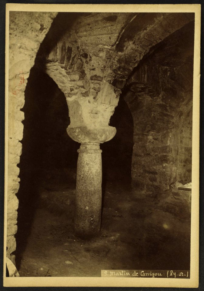 Abbaye Saint-Martin du Canigou de Casteil - J-A Brutails - Université Bordeaux Montaigne - 2079