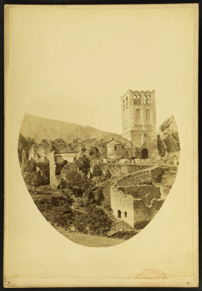 Abbaye Saint-Martin du Canigou de Casteil - J-A Brutails - Université Bordeaux Montaigne - 2304
