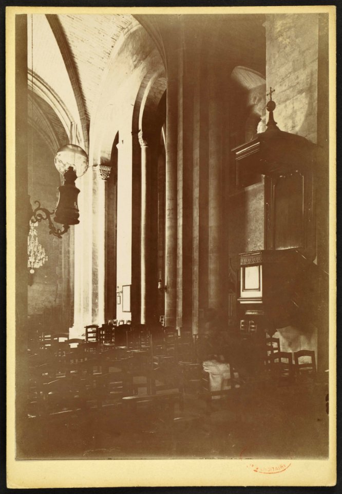 Abbaye Saint-Pierre de Vertheuil - J-A Brutails - Université Bordeaux Montaigne - 0109