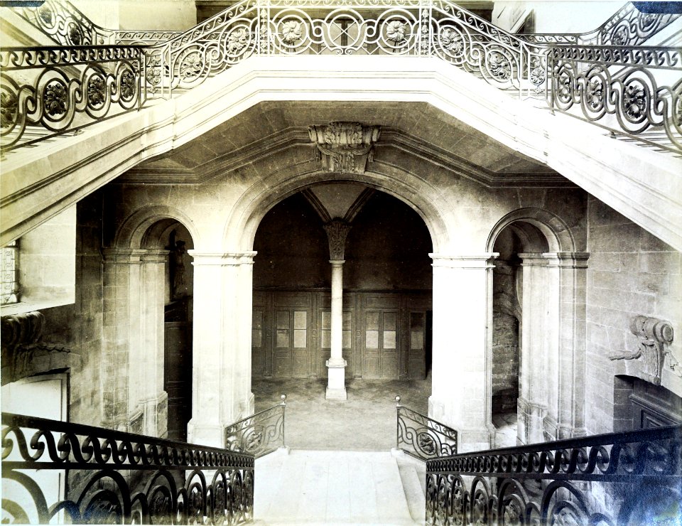Abbaye St Remi esCalier d'honneur Rothier 29484