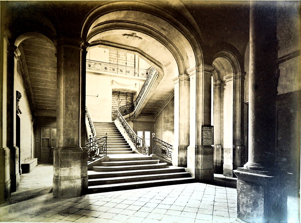 Abbaye St Remi esCalier d'honneur Rothier 29483